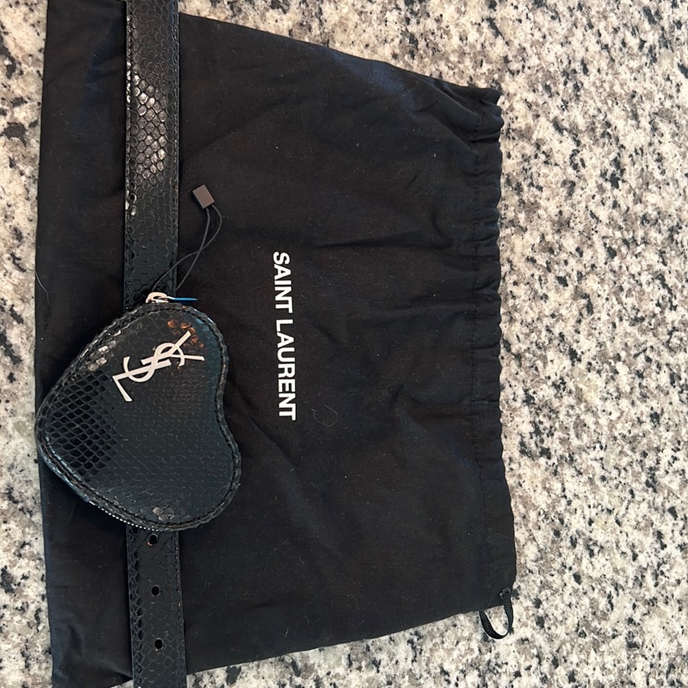 Heart Saint Laurent belt